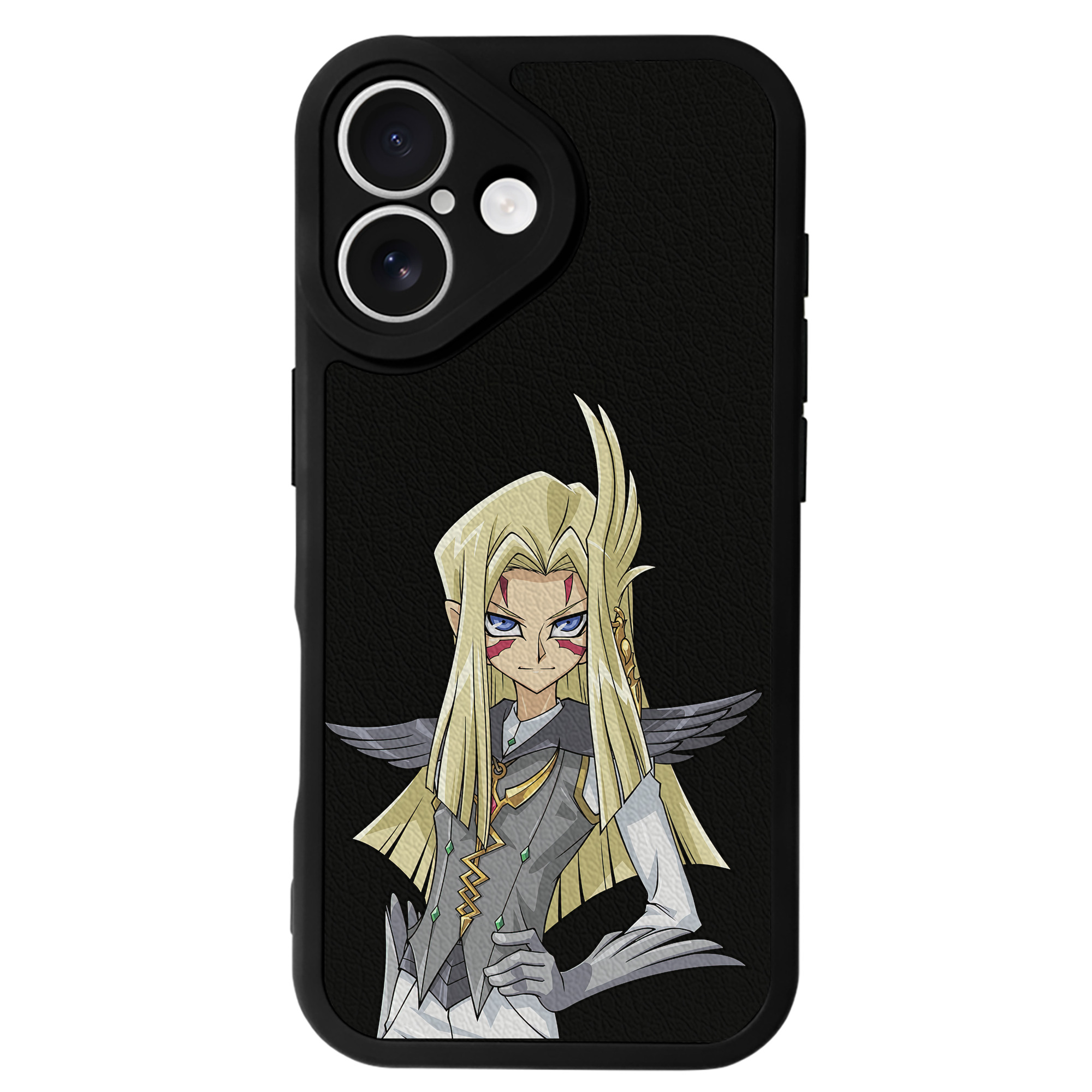 遊☆戯☆王 Yu-Gi-Oh! 【iPhone 16シリーズ対応】シリコンスマホケース（レザー調） 材質：シリコン